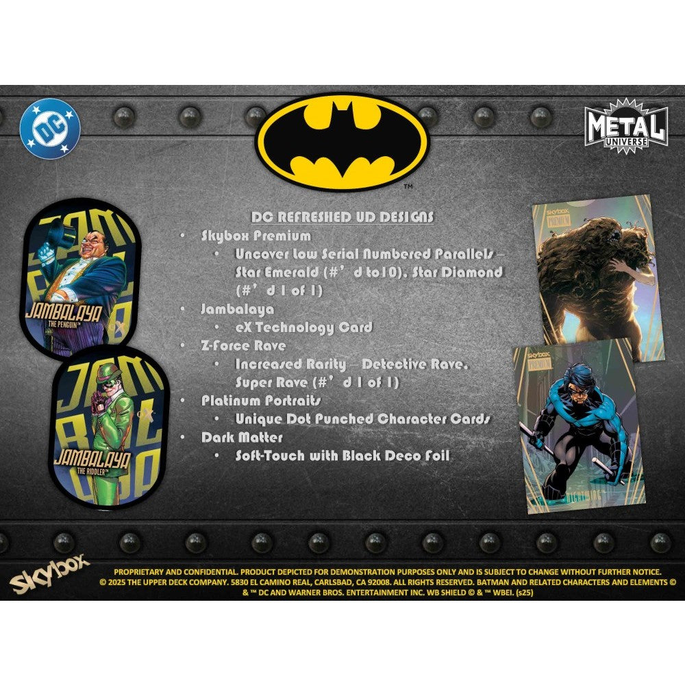 Batman Skybox Metal Universe Character Break