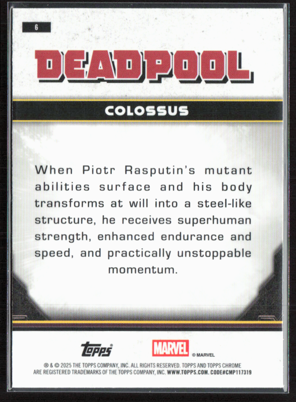 6 Colossus - Base - Comic Accurate