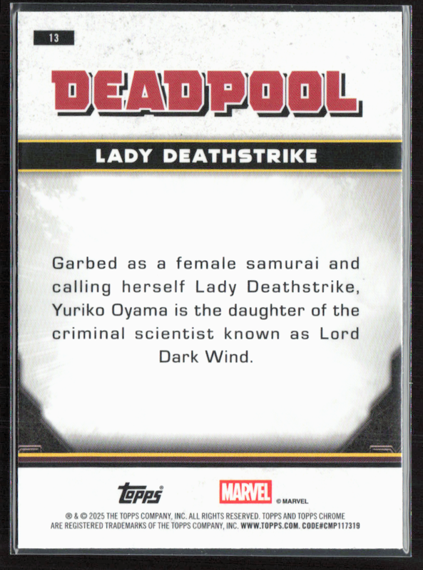 13 Lady Deathstrike - Base - Comic Accurate