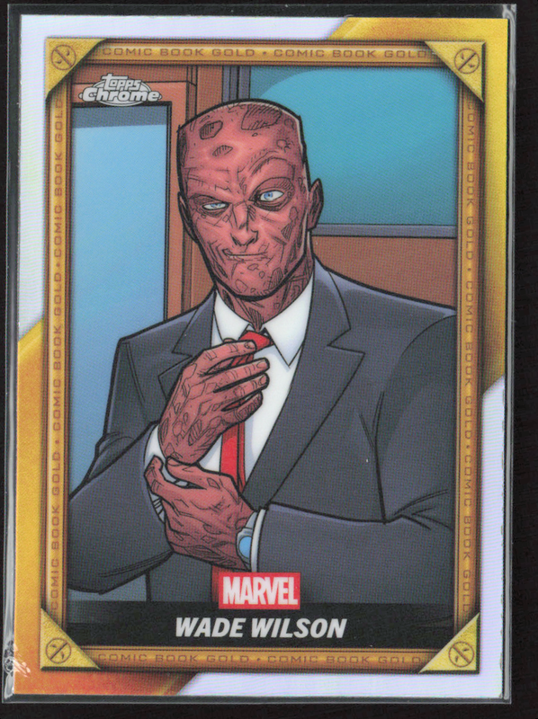 CB-4 Wade Wilson - Comic Book Gold Refractor