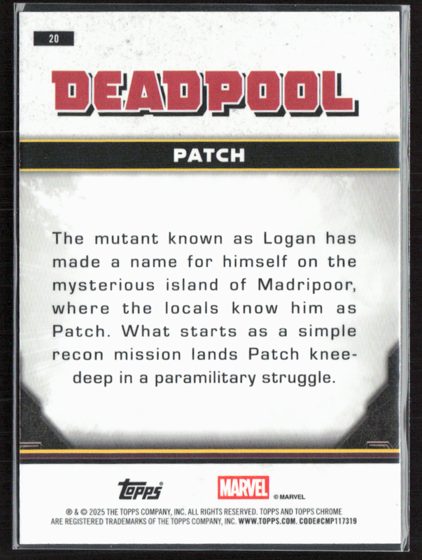20 Patch - Base - Comic Accurate
