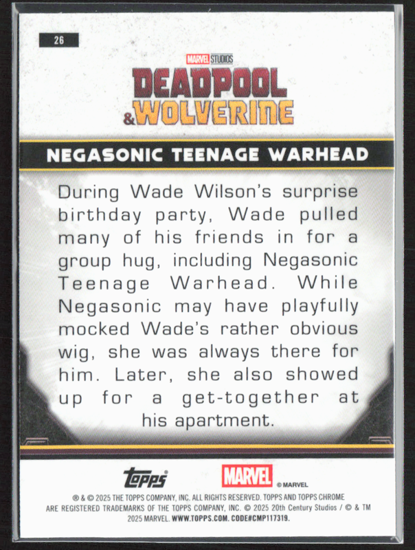 26 Negasonic Teenage Warhead - Base - Characters Prism Refractor