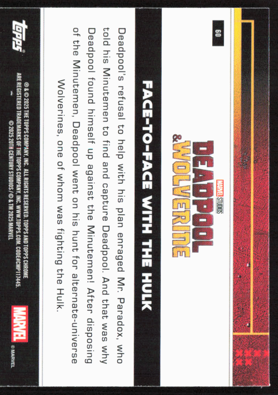 60 Face-To-Face With The Hulk - Base - Multiverse And More