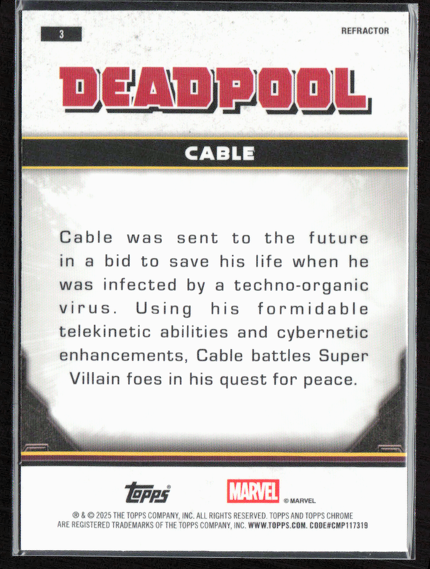 3 Cable - Base - Comic Accurate Refractor
