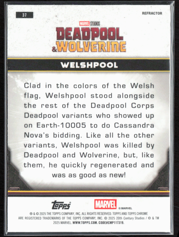 37 Welshpool - Base - Characters Refractor