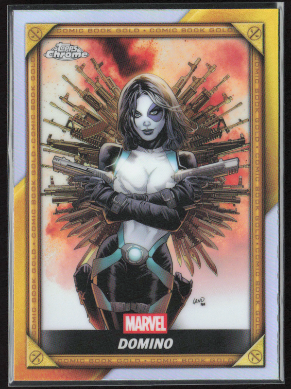 CB-17 Domino - Comic Book Gold Refractor