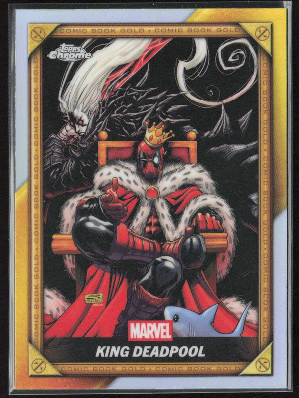 CB-23 King Deadpool - Comic Book Gold Refractor