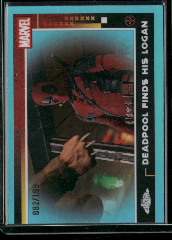 62 Deadpool Finds His Logan - Base - Multiverse And More Aqua Refractor 82/199