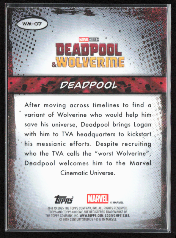 WM-07 Deadpool - Well You Got Nothing To Say Mouth Refractor