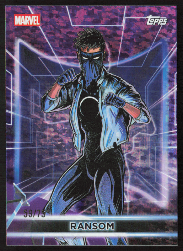 2026 Topps Neon Marvel - 151 Spider-Punk Green Sparkle 74/99