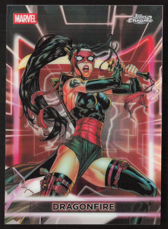 2026 Topps Neon Marvel - 20 Dragonfire Chrome