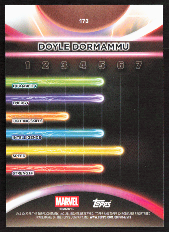 2026 Topps Neon Marvel - 173 Doyle Dormammu Chrome