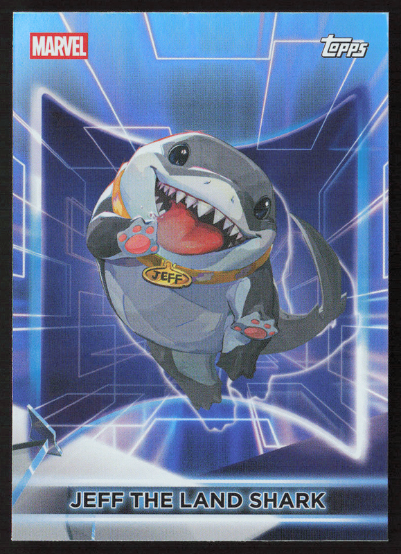 2026 Topps Neon Marvel - 129 Jeff The Land Shark Marvel Rivals