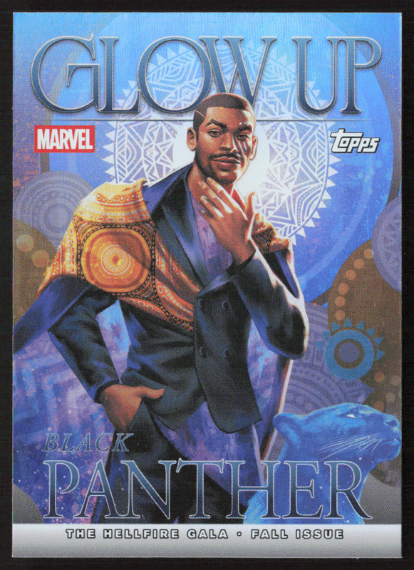 2026 Topps Neon Marvel - GU-14 Black Panther Glow Up