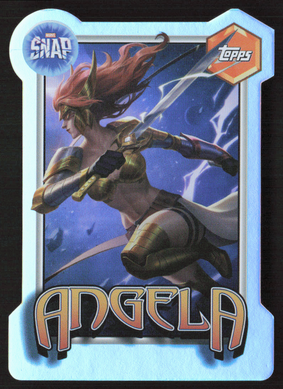 2026 Topps Neon Marvel - MS-1 Angela Marvel Snap