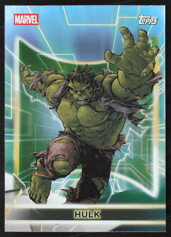 2026 Topps Neon Marvel - 5 Hulk Rainbow