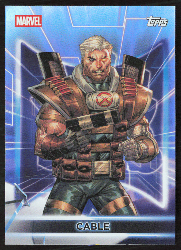 2026 Topps Neon Marvel - 45 Cable Rainbow