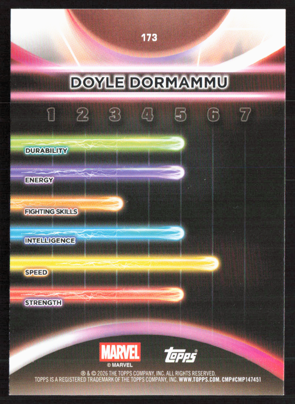 2026 Topps Neon Marvel - 173 Doyle Dormammu Rainbow