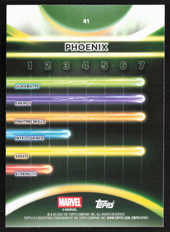 2026 Topps Neon Marvel - 41 Phoenix