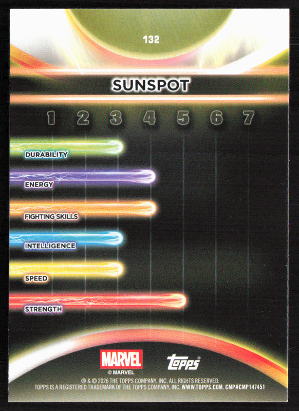 2026 Topps Neon Marvel - 132 Sunspot