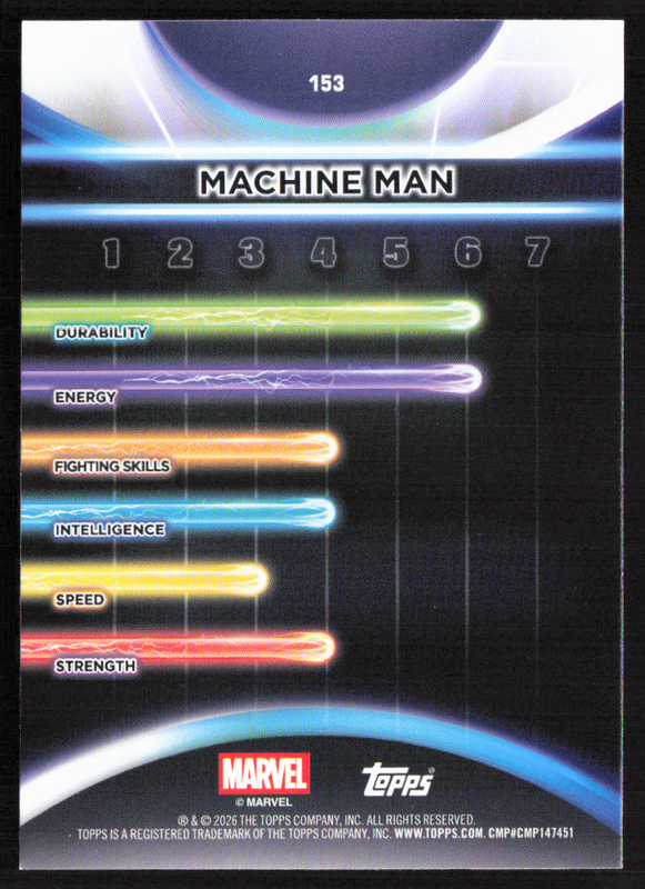 2026 Topps Neon Marvel - 153 Machine Man