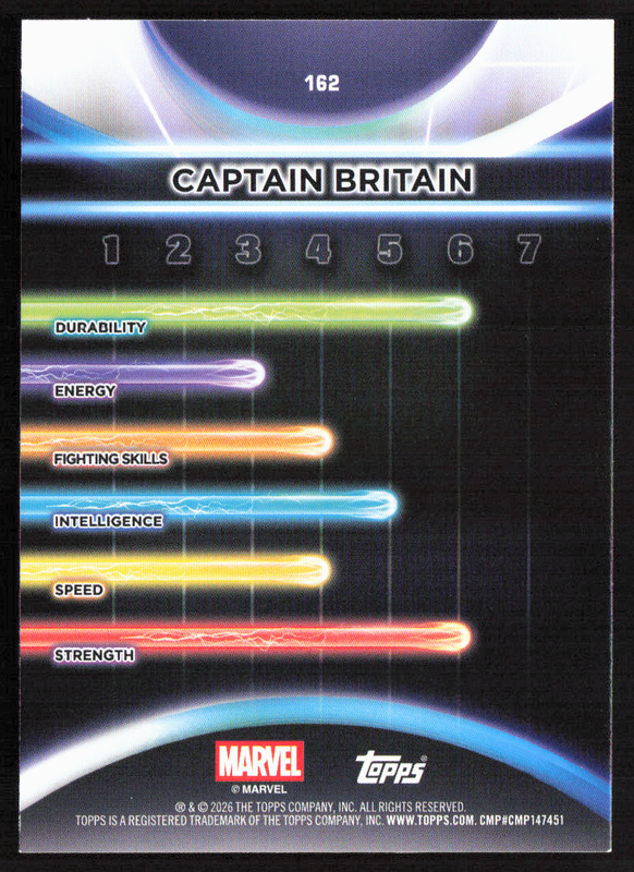 2026 Topps Neon Marvel - 162 Captain Britain