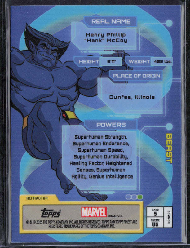 5 Beast Base Bronze Refractor