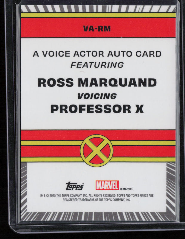VA-RM Professor X - Ross Marquand Voice Actor Auto