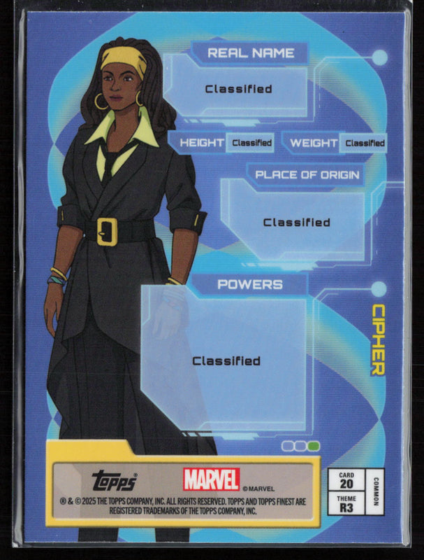 20 Cipher Base Bronze