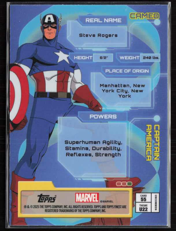 55 Captain America Base Silver