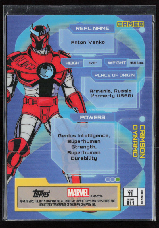 71 Crimson Dynamo Base Silver