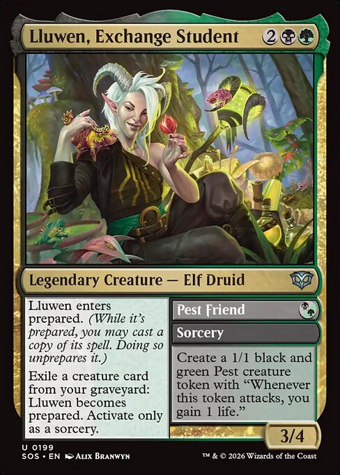 Lluwen, Exchange Student (Foil)