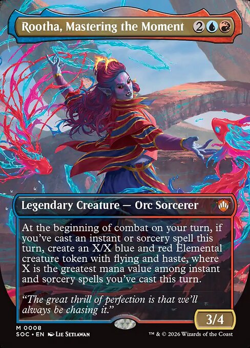 Rootha, Mastering the Moment (Borderless) (Foil)