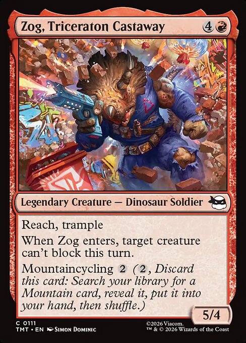 Zog, Triceraton Castaway (Foil)