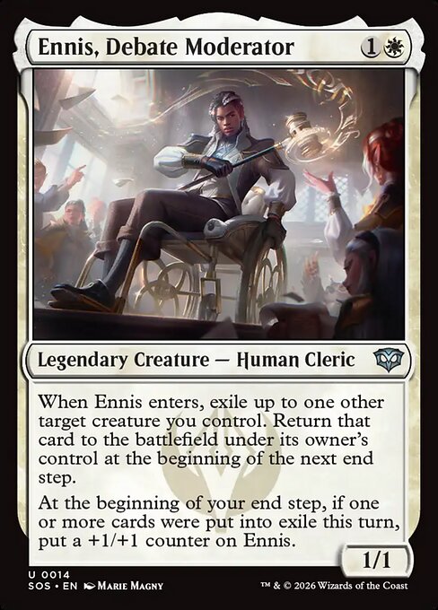 Ennis, Debate Moderator (Foil)
