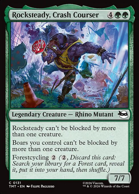 Rocksteady, Crash Courser (Foil)