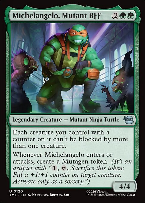 Michelangelo, Mutant BFF (Foil)