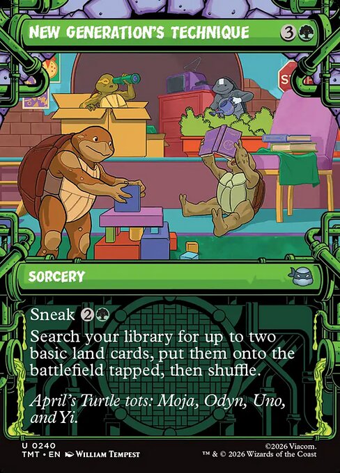 New Generation's Technique (Showcase) (Foil)
