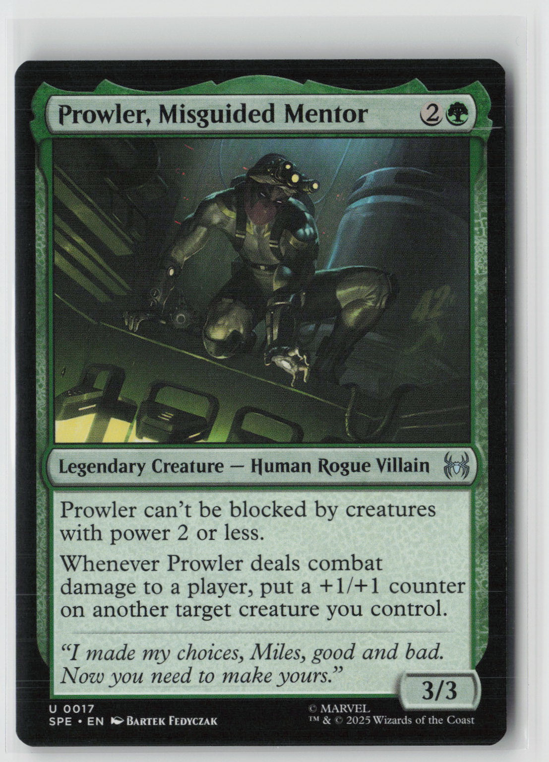 Prowler, Misguided Mentor