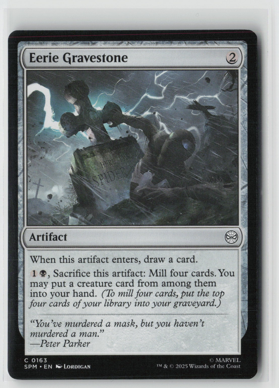Eerie Gravestone