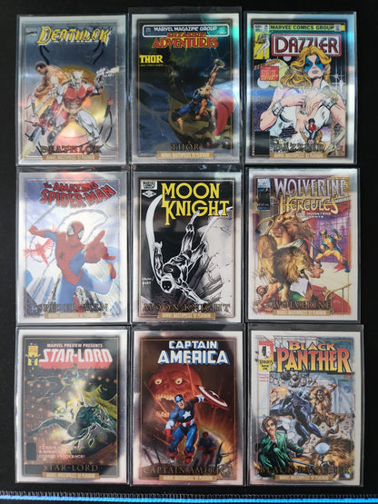 Masterpieces 92 Platinum: Complete Fantastic Covers Set (FC-1 to FC-10) 10 cards