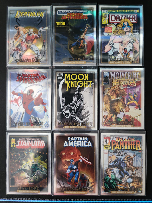 Masterpieces 92 Platinum: Complete Fantastic Covers Set (FC-1 to FC-10) 10 cards