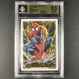 87 Spider-Man Wood 2024 Marvel 92 Platinum BGS 9.5 Gem Mint