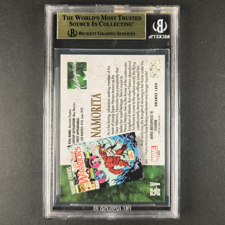 56V Namorita 11/25 Variant Cover Orange Lava 2024 Marvel 92 Platinum BGS 9.5 Gem Mint