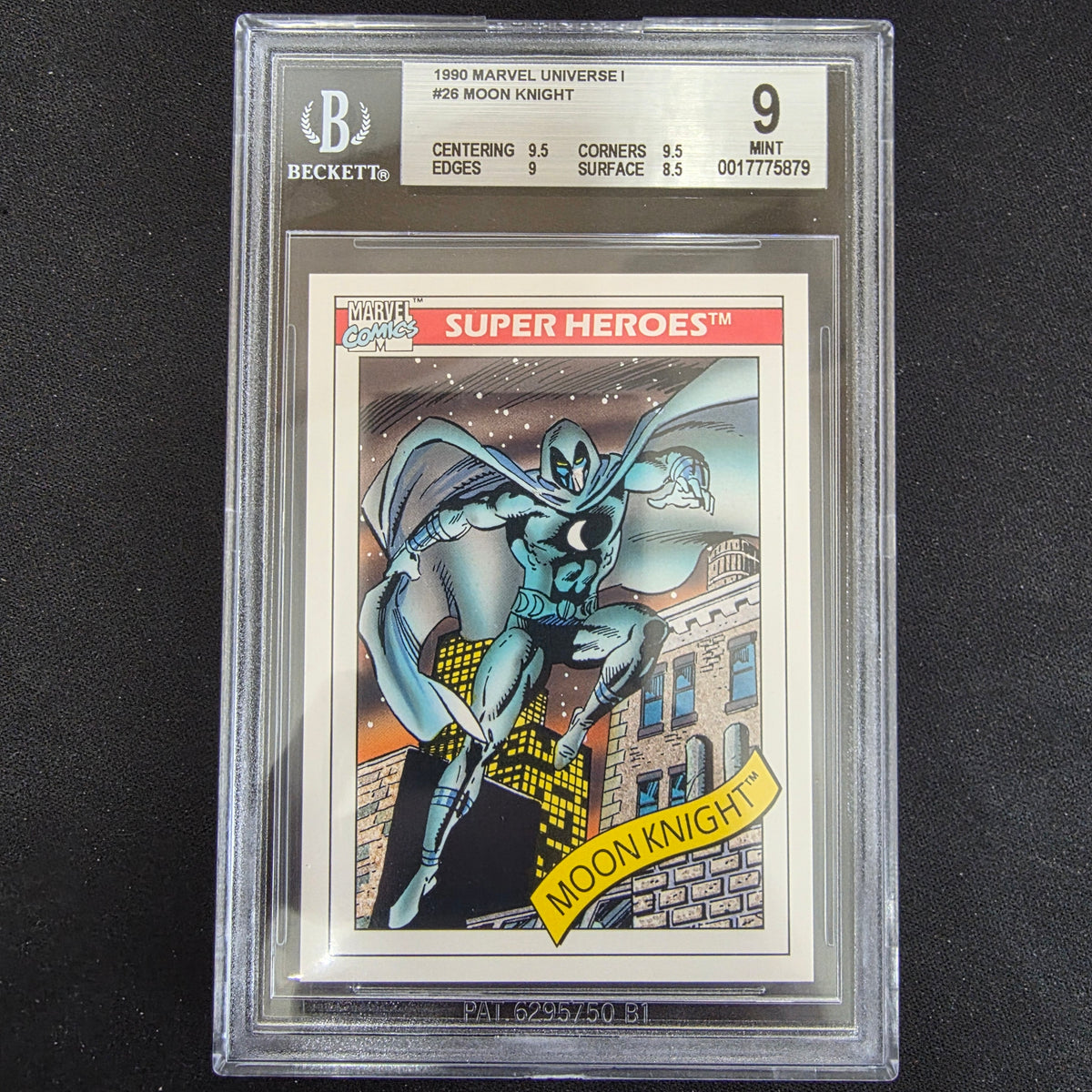 1990 Marvel Universe I Impel - 26 Moon Knight BGS 9 MINT