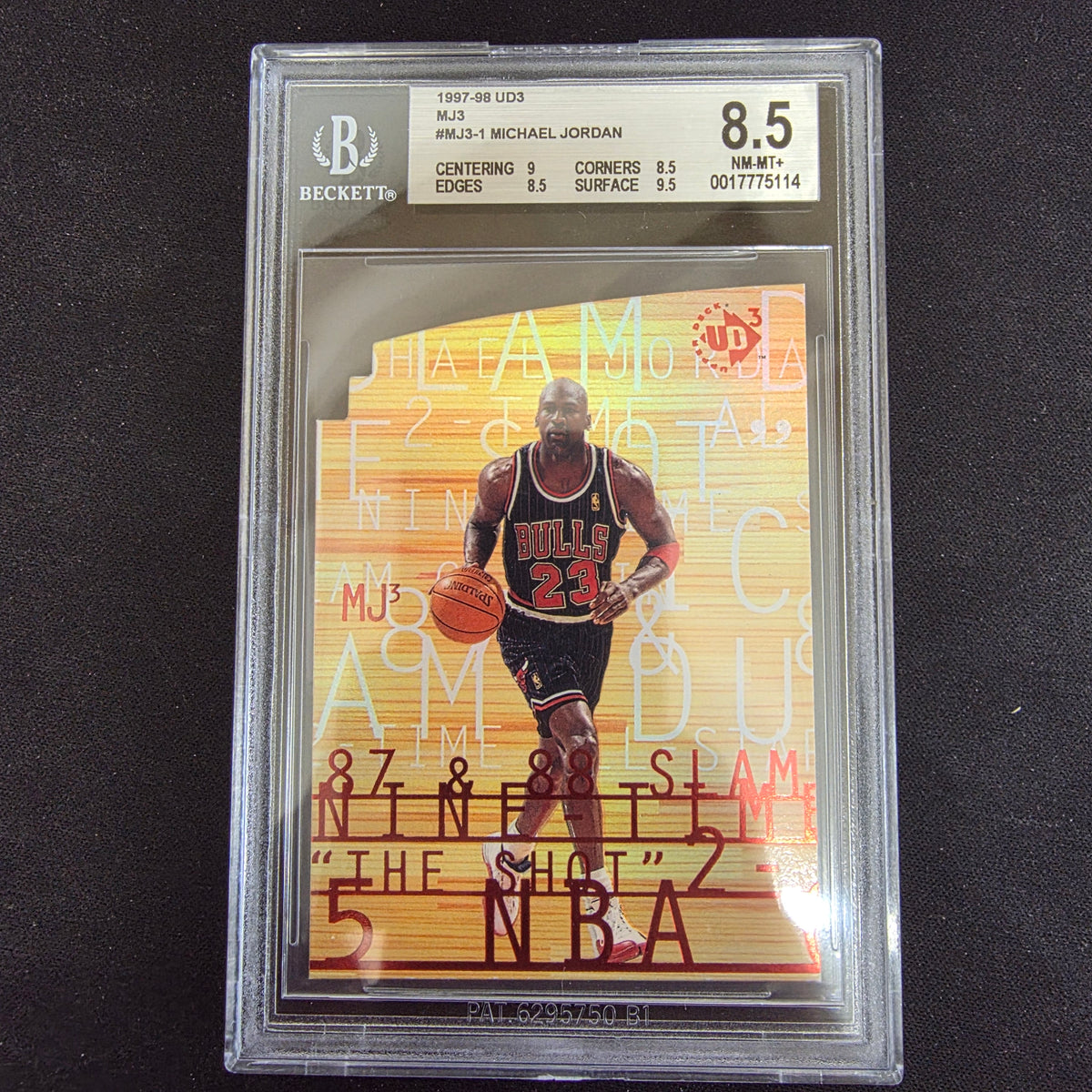 1997-98 Upper Deck UD3 MJ3-1 Michael Jordan BGS 8.5 NM-MT+