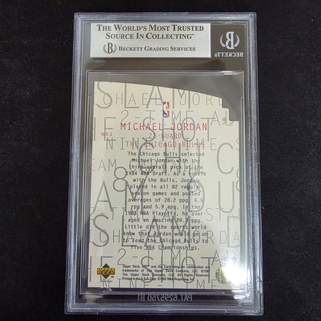 1997-98 Upper Deck UD3 MJ3-1 Michael Jordan BGS 8.5 NM-MT+