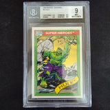 1990 Marvel Universe I Impel - 3 Hulk BGS 9 MINT