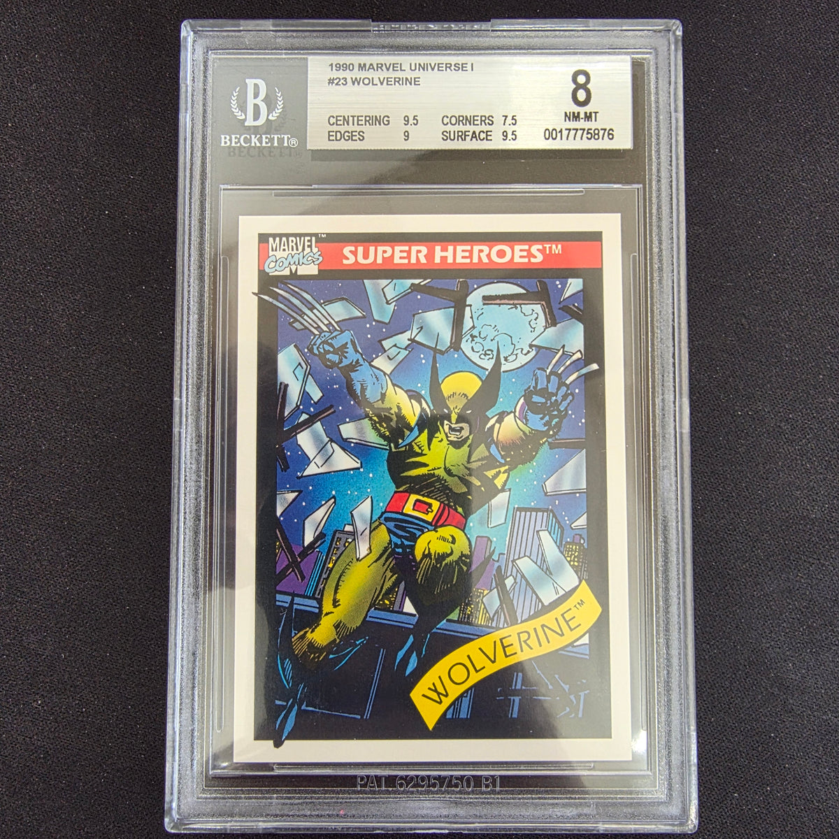 1990 Marvel Universe Impel - 23 Wolverine BGS 8 NM-MT