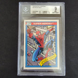 1990 Marvel Universe Impel - 29 Spider-Man BGS 9 Mint